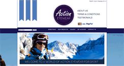 Desktop Screenshot of actioneyewear.co.uk